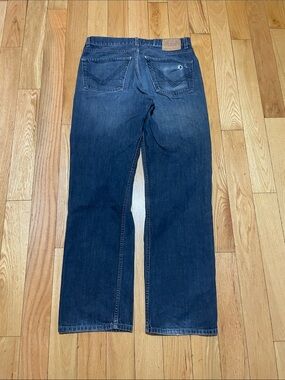 Volcom Men’s Straight-Leg Jeans in Dark Blue
